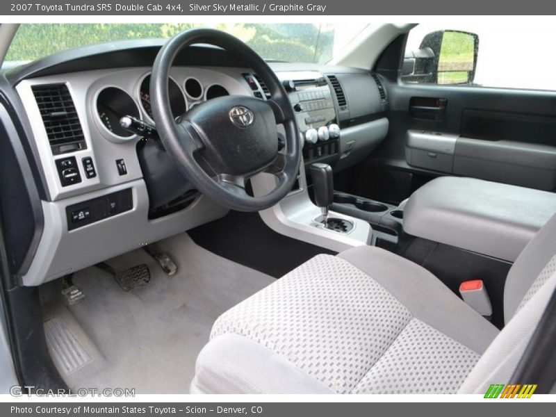 Silver Sky Metallic / Graphite Gray 2007 Toyota Tundra SR5 Double Cab 4x4