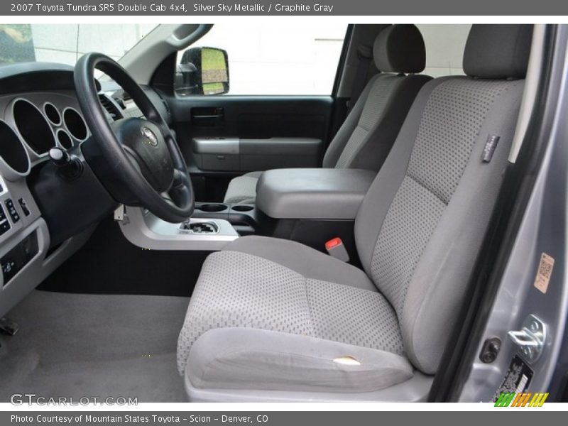 Silver Sky Metallic / Graphite Gray 2007 Toyota Tundra SR5 Double Cab 4x4