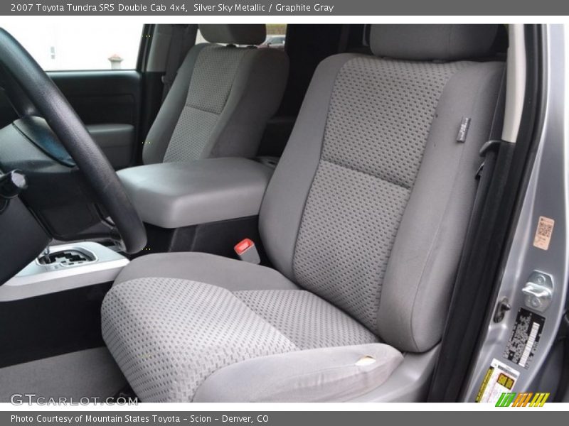 Silver Sky Metallic / Graphite Gray 2007 Toyota Tundra SR5 Double Cab 4x4