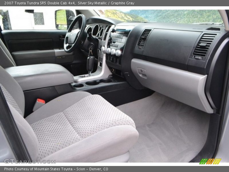 Silver Sky Metallic / Graphite Gray 2007 Toyota Tundra SR5 Double Cab 4x4
