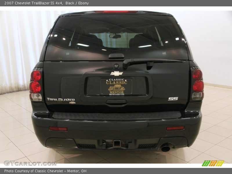 Black / Ebony 2007 Chevrolet TrailBlazer SS 4x4