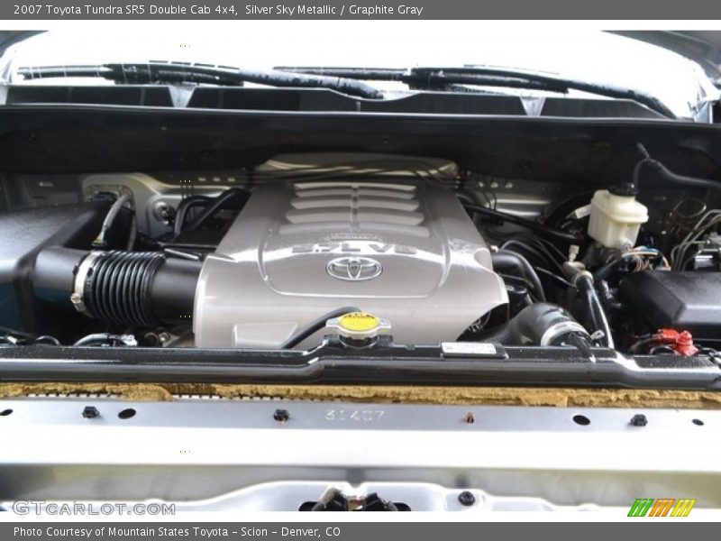 Silver Sky Metallic / Graphite Gray 2007 Toyota Tundra SR5 Double Cab 4x4