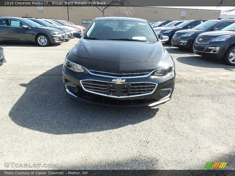 Mosaic Black Metallic / Jet Black 2016 Chevrolet Malibu LT