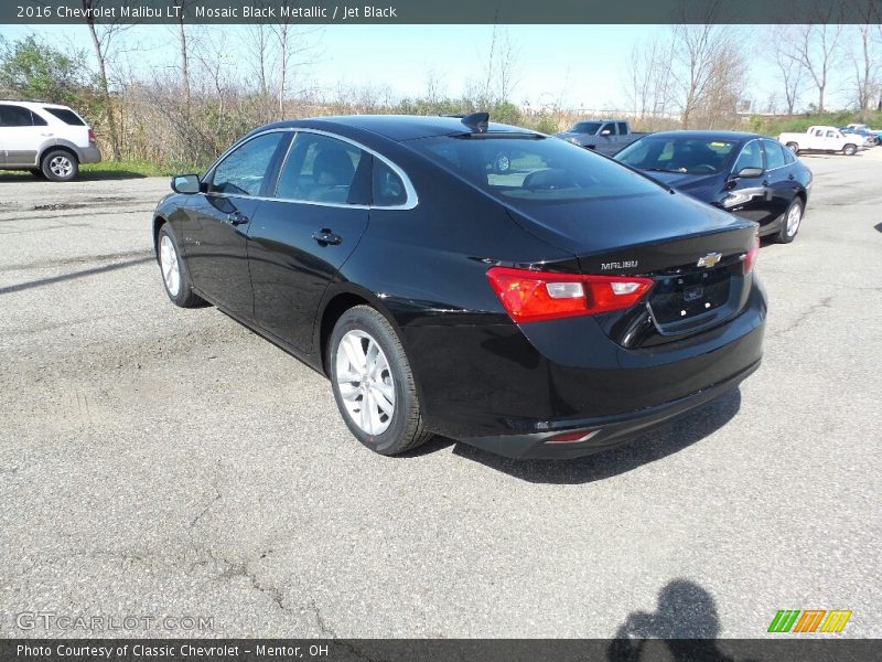 Mosaic Black Metallic / Jet Black 2016 Chevrolet Malibu LT