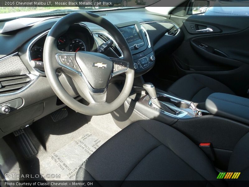 Mosaic Black Metallic / Jet Black 2016 Chevrolet Malibu LT