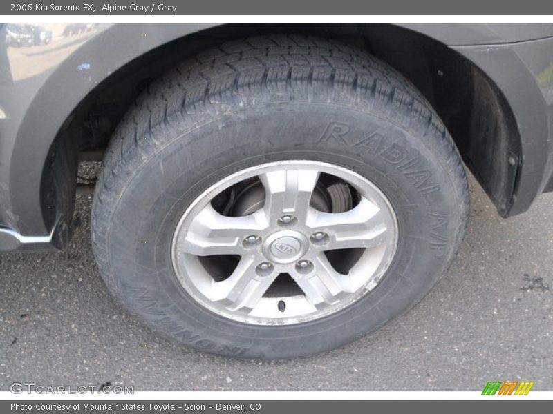 Alpine Gray / Gray 2006 Kia Sorento EX