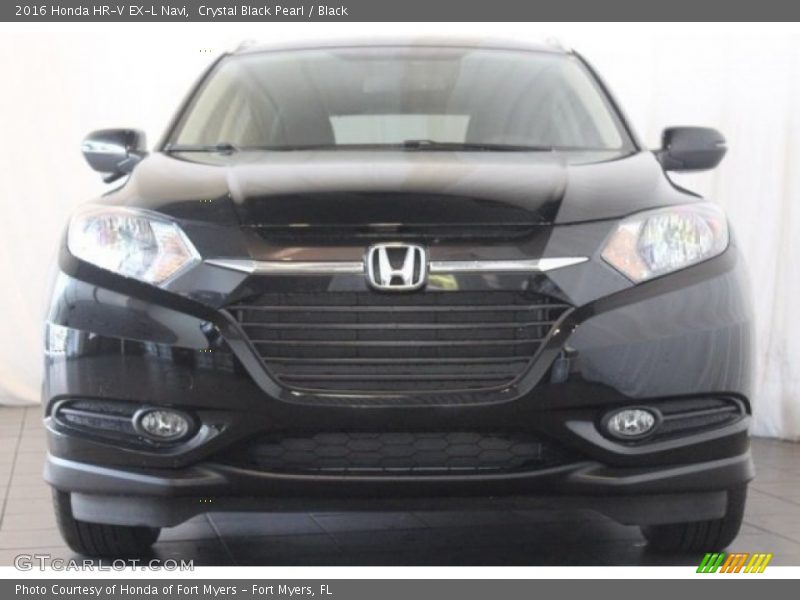 Crystal Black Pearl / Black 2016 Honda HR-V EX-L Navi