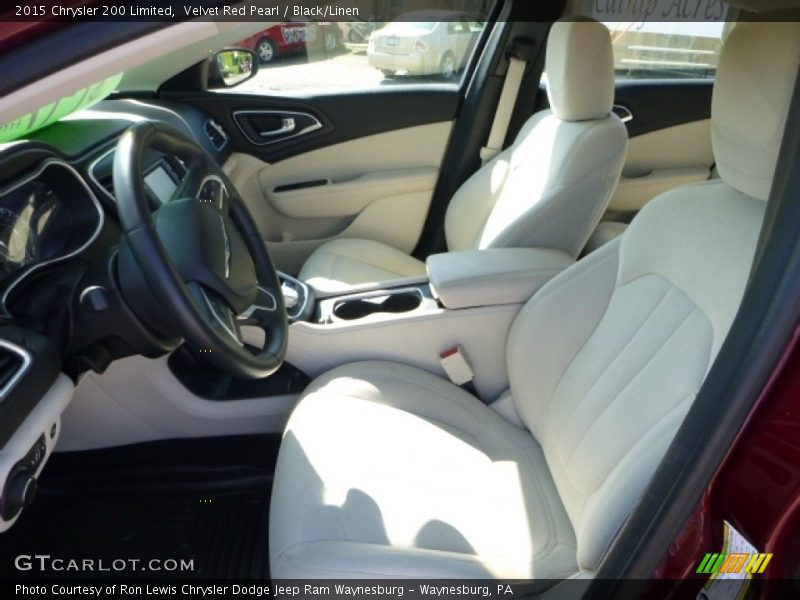 Velvet Red Pearl / Black/Linen 2015 Chrysler 200 Limited
