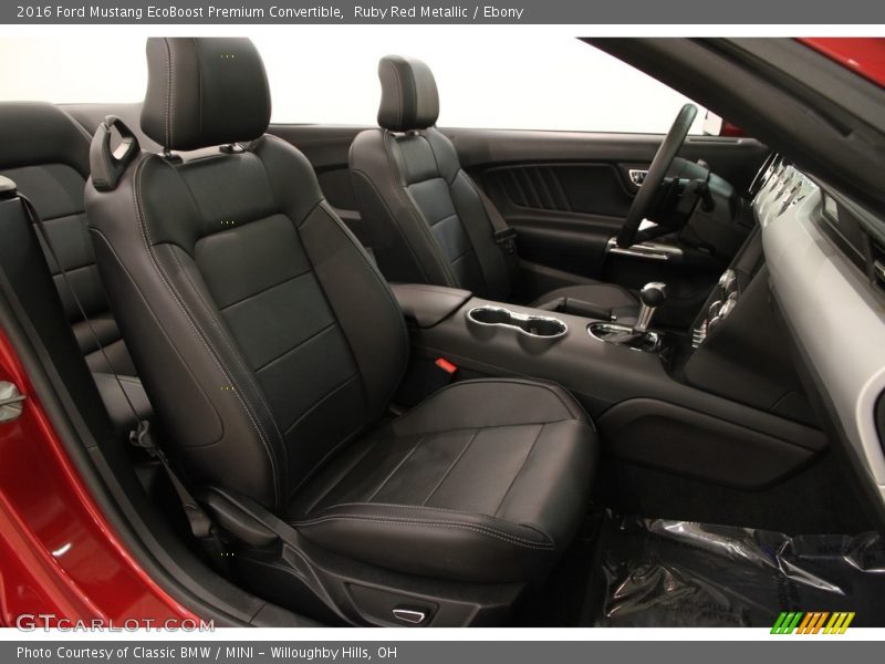 Ruby Red Metallic / Ebony 2016 Ford Mustang EcoBoost Premium Convertible
