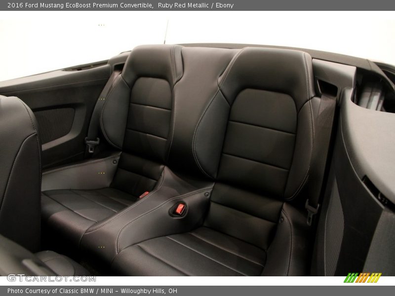 Ruby Red Metallic / Ebony 2016 Ford Mustang EcoBoost Premium Convertible