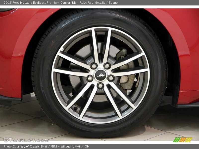  2016 Mustang EcoBoost Premium Convertible Wheel