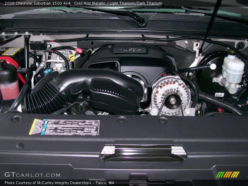 Gold Mist Metallic / Light Titanium/Dark Titanium 2008 Chevrolet Suburban 1500 4x4