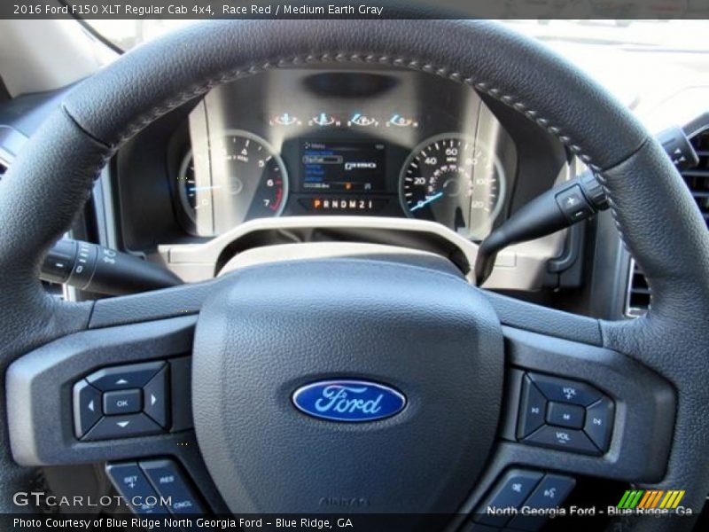 Race Red / Medium Earth Gray 2016 Ford F150 XLT Regular Cab 4x4