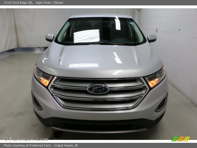 Ingot Silver / Ebony 2016 Ford Edge SEL