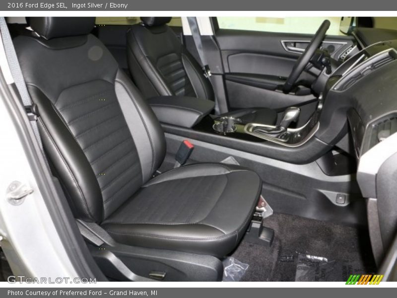 Ingot Silver / Ebony 2016 Ford Edge SEL