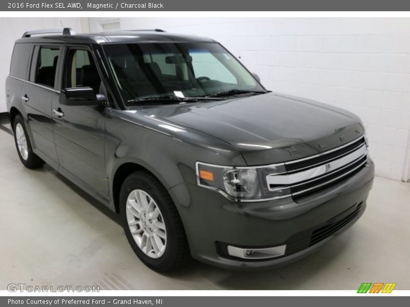 Magnetic / Charcoal Black 2016 Ford Flex SEL AWD