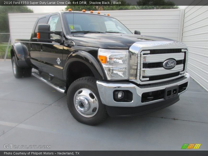 Shadow Black / Black 2016 Ford F350 Super Duty Lariat Crew Cab 4x4 DRW