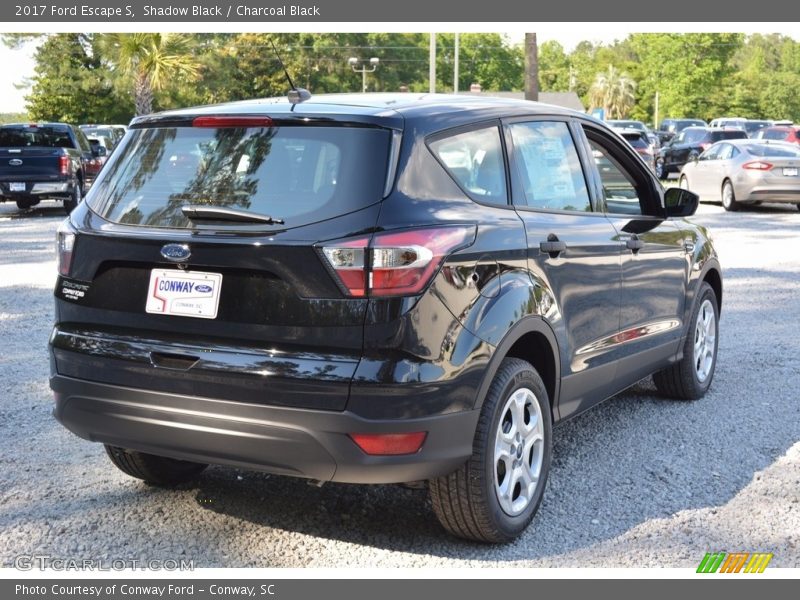 Shadow Black / Charcoal Black 2017 Ford Escape S