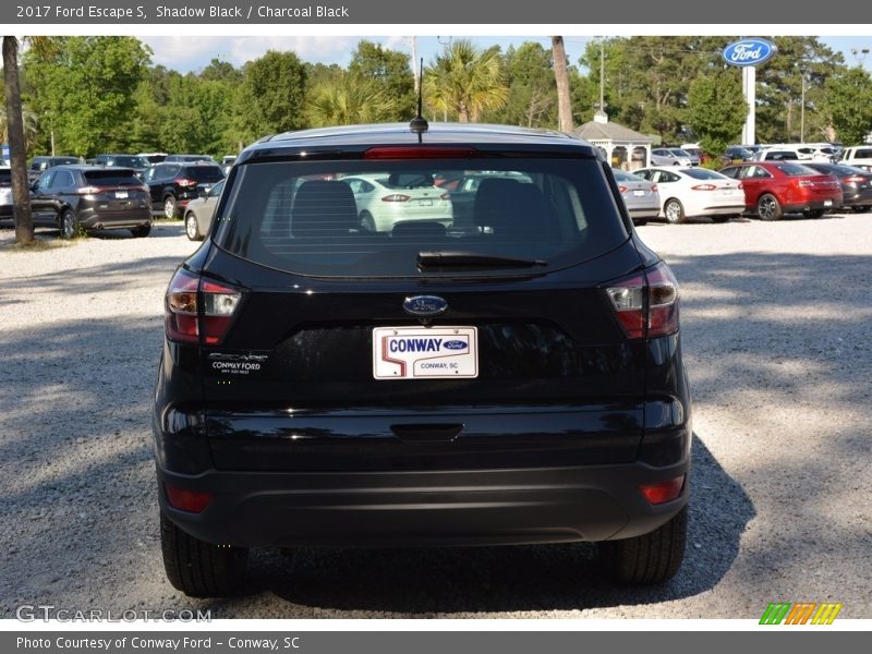 Shadow Black / Charcoal Black 2017 Ford Escape S