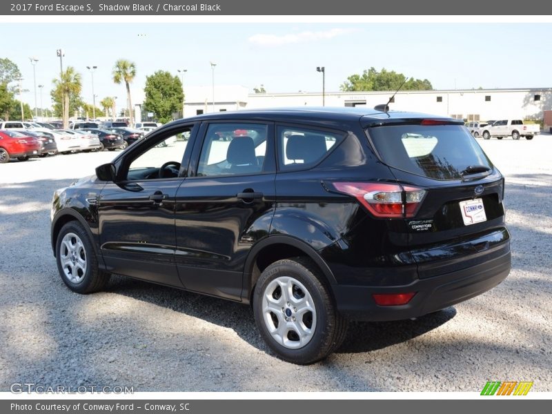 Shadow Black / Charcoal Black 2017 Ford Escape S