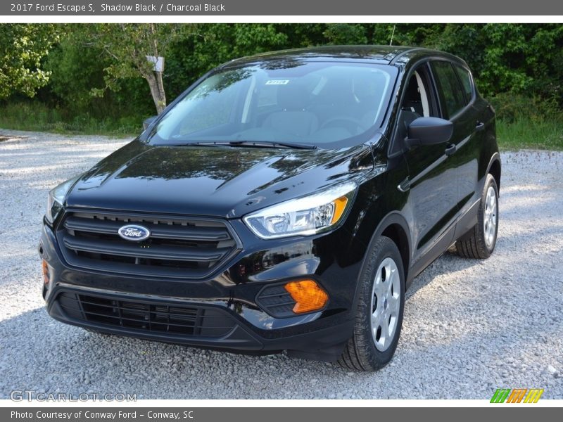 Shadow Black / Charcoal Black 2017 Ford Escape S