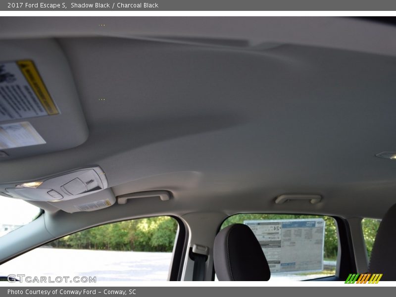 Shadow Black / Charcoal Black 2017 Ford Escape S