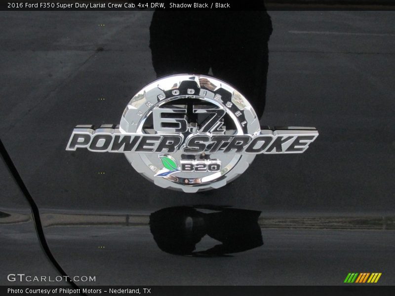 Shadow Black / Black 2016 Ford F350 Super Duty Lariat Crew Cab 4x4 DRW