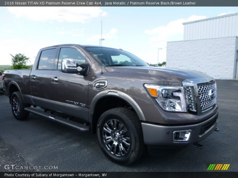 Front 3/4 View of 2016 TITAN XD Platinum Reserve Crew Cab 4x4