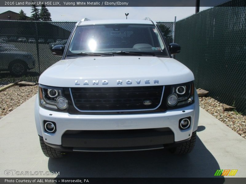 Yulong White Metallic / Ebony/Ebony 2016 Land Rover LR4 HSE LUX