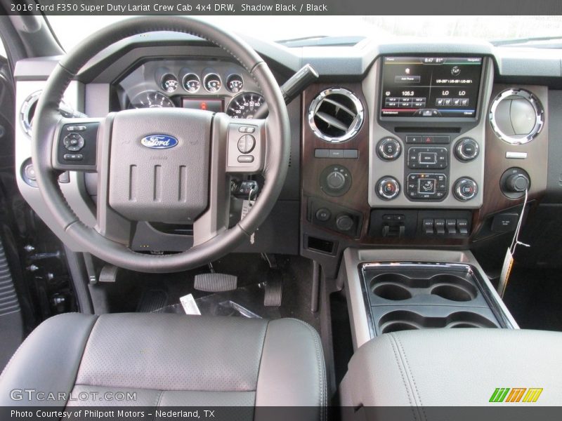 Shadow Black / Black 2016 Ford F350 Super Duty Lariat Crew Cab 4x4 DRW