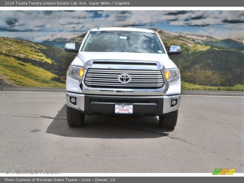 Super White / Graphite 2016 Toyota Tundra Limited Double Cab 4x4