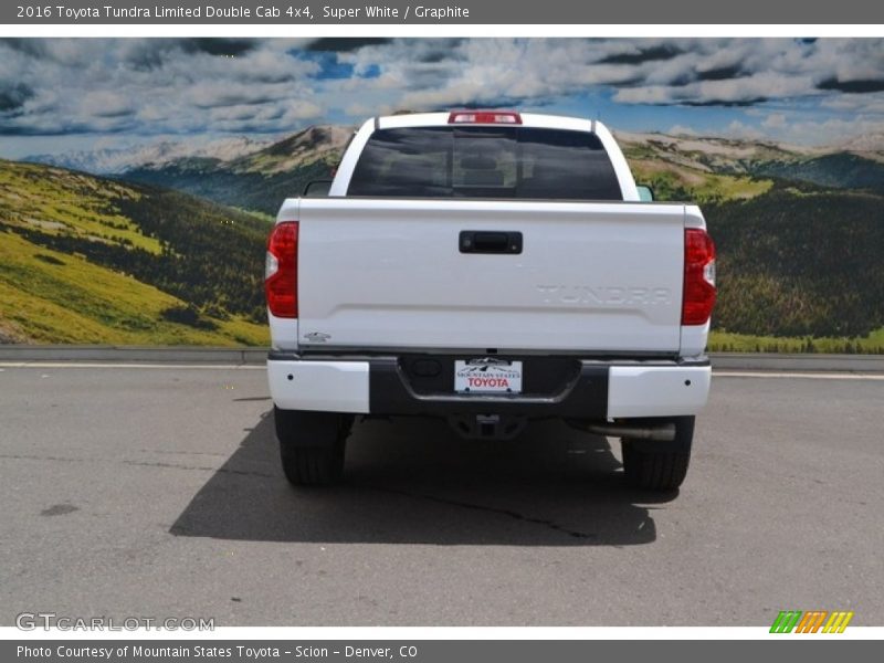 Super White / Graphite 2016 Toyota Tundra Limited Double Cab 4x4
