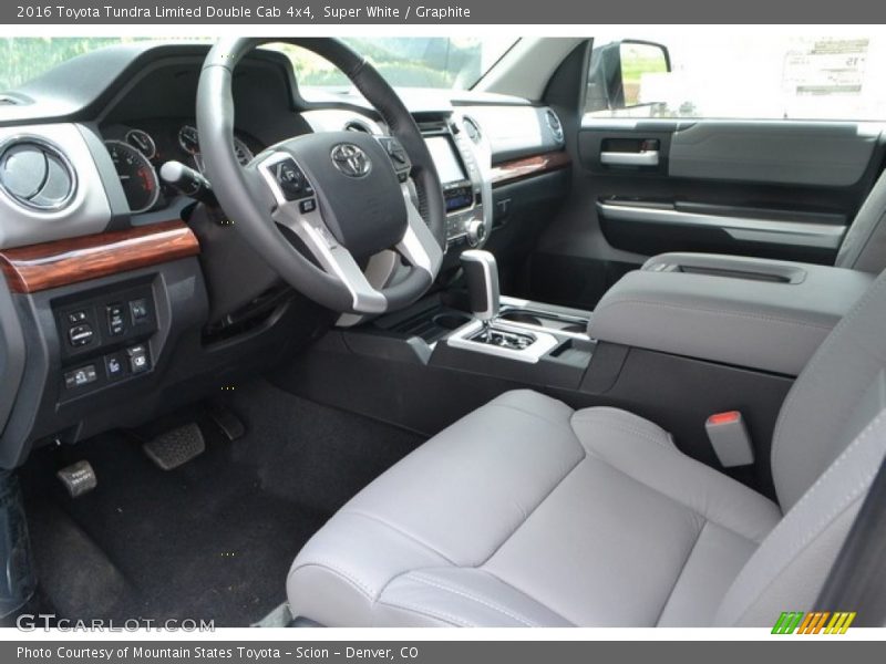 Super White / Graphite 2016 Toyota Tundra Limited Double Cab 4x4