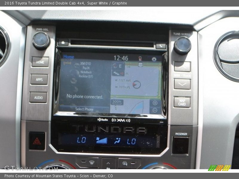 Super White / Graphite 2016 Toyota Tundra Limited Double Cab 4x4