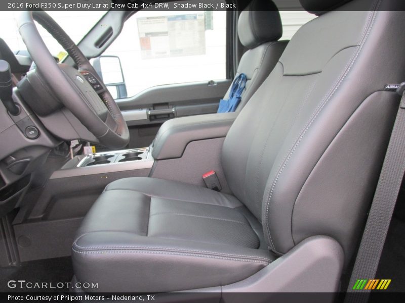 Shadow Black / Black 2016 Ford F350 Super Duty Lariat Crew Cab 4x4 DRW