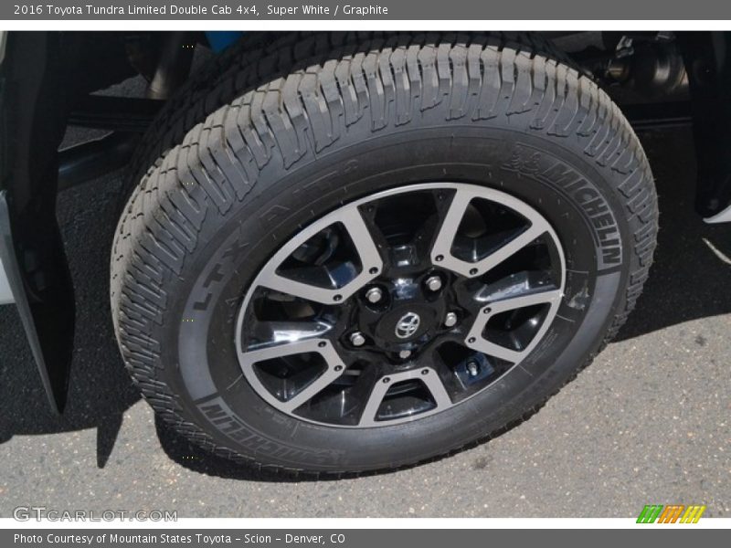 Super White / Graphite 2016 Toyota Tundra Limited Double Cab 4x4