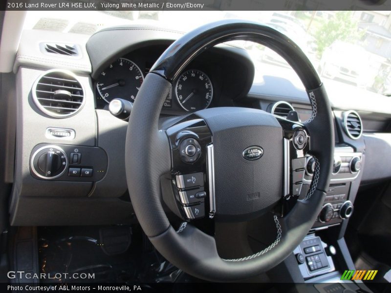 Yulong White Metallic / Ebony/Ebony 2016 Land Rover LR4 HSE LUX