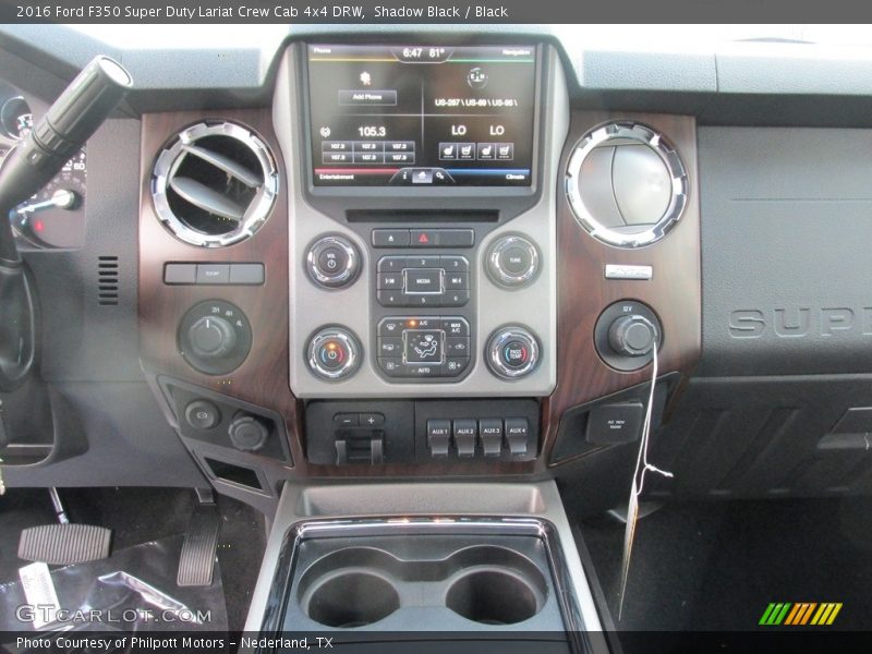 Shadow Black / Black 2016 Ford F350 Super Duty Lariat Crew Cab 4x4 DRW