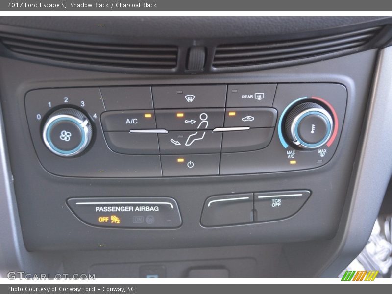 Shadow Black / Charcoal Black 2017 Ford Escape S