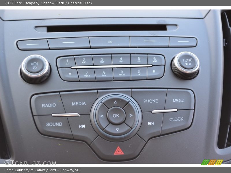 Shadow Black / Charcoal Black 2017 Ford Escape S