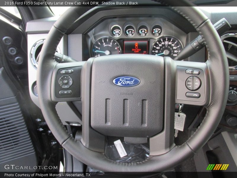 Shadow Black / Black 2016 Ford F350 Super Duty Lariat Crew Cab 4x4 DRW