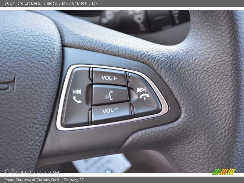 Shadow Black / Charcoal Black 2017 Ford Escape S