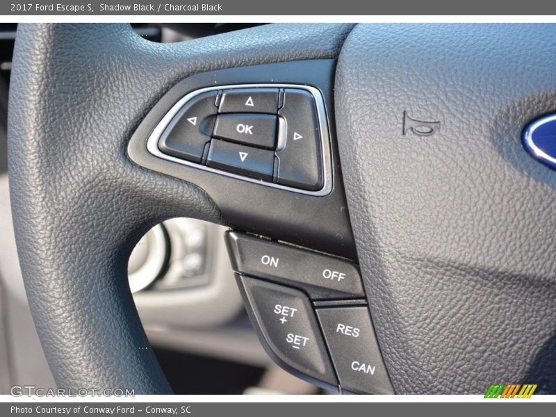 Shadow Black / Charcoal Black 2017 Ford Escape S