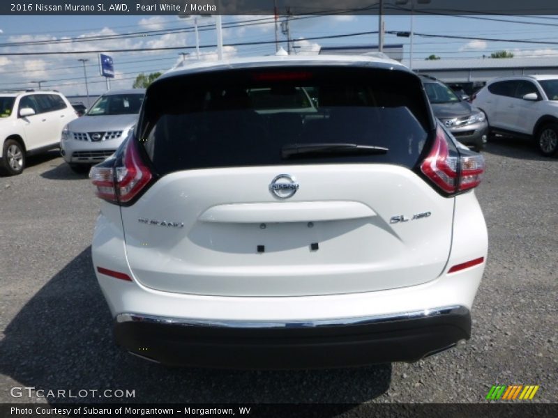 Pearl White / Mocha 2016 Nissan Murano SL AWD