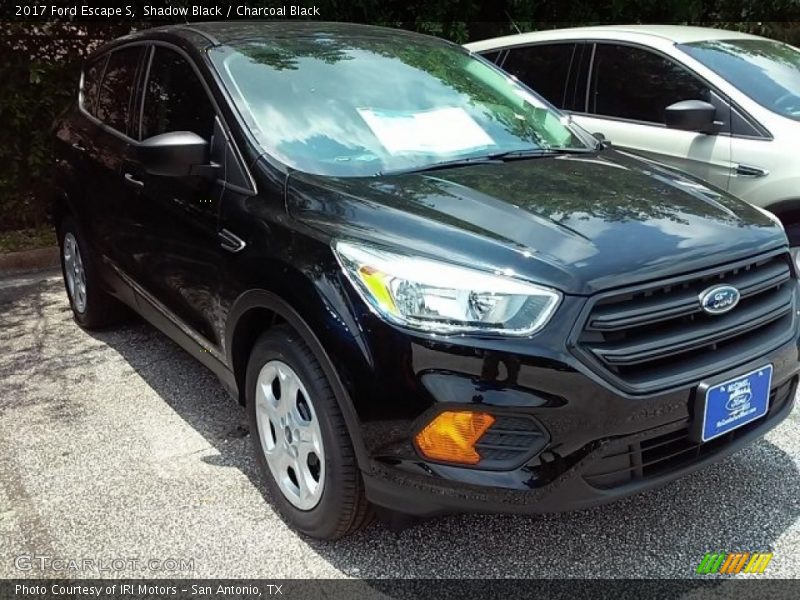 Shadow Black / Charcoal Black 2017 Ford Escape S
