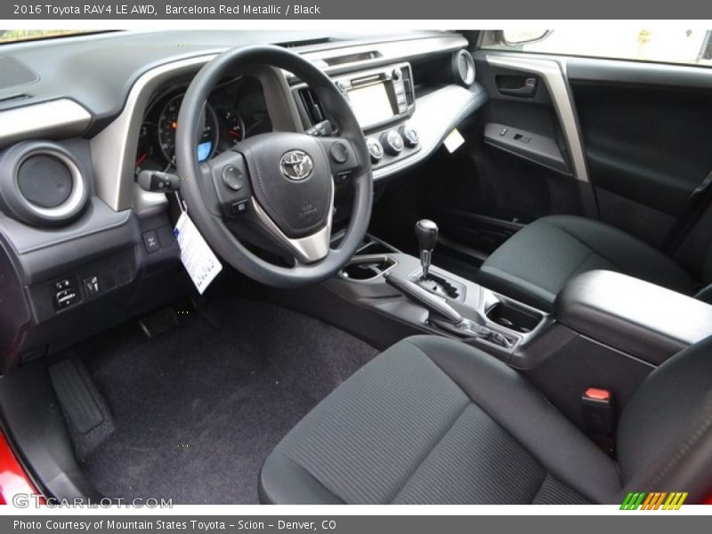 Barcelona Red Metallic / Black 2016 Toyota RAV4 LE AWD