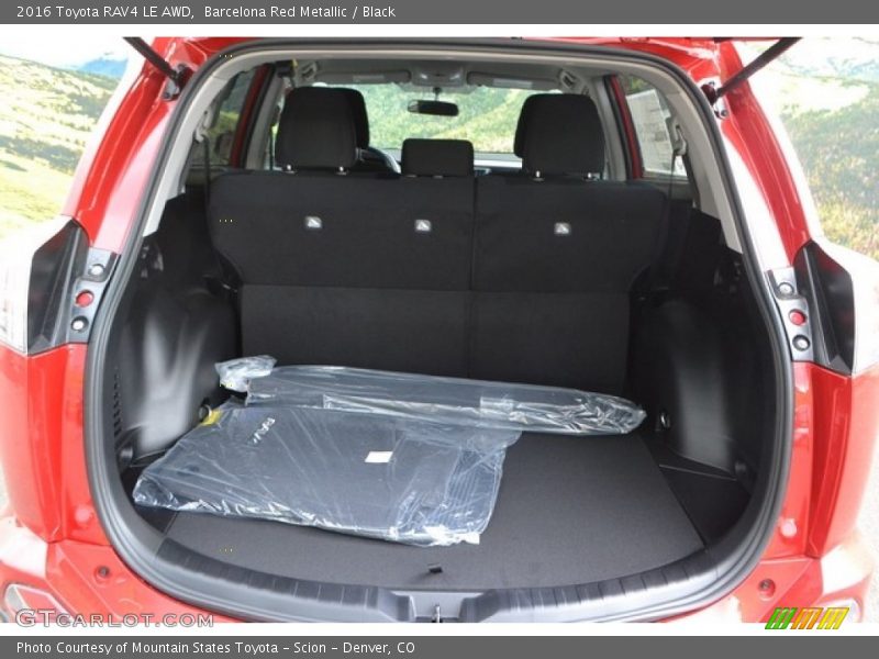 Barcelona Red Metallic / Black 2016 Toyota RAV4 LE AWD