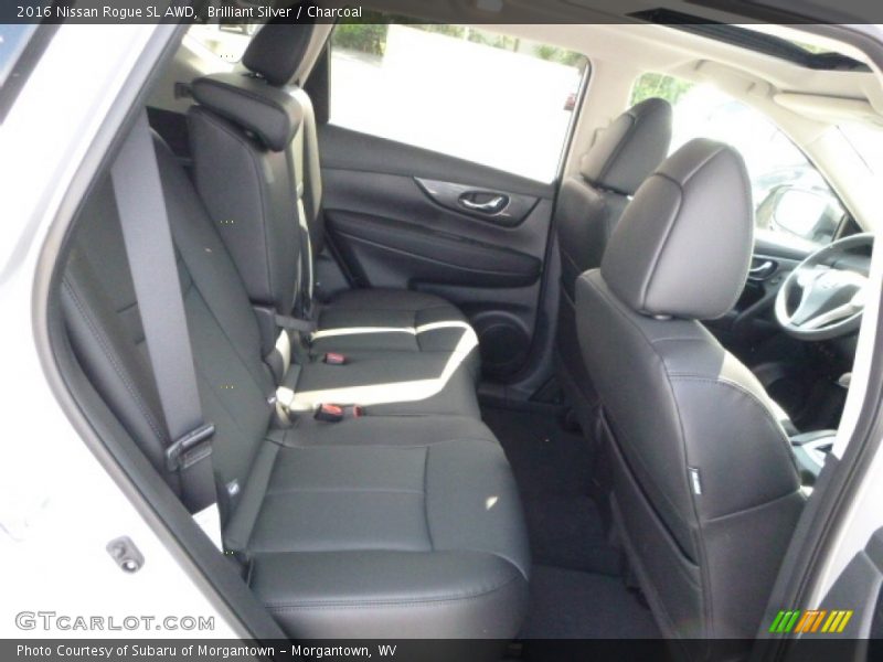 Brilliant Silver / Charcoal 2016 Nissan Rogue SL AWD