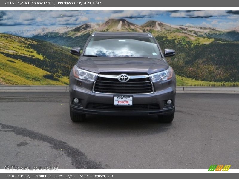 Predawn Gray Mica / Ash 2016 Toyota Highlander XLE