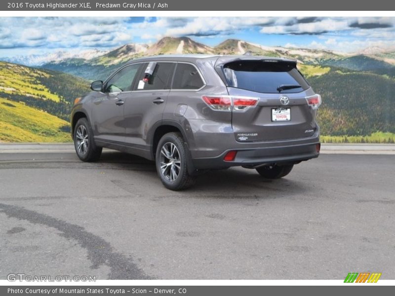Predawn Gray Mica / Ash 2016 Toyota Highlander XLE